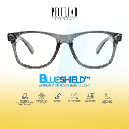 Peculiar Yoo Square Sunglasses Polarized TAC UV400 & Anti-Rad Replaceable Frames for Men Women