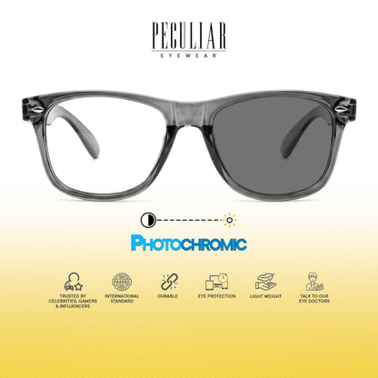 Peculiar Yoo Square Sunglasses Polarized TAC UV400 & Anti-Rad Replaceable Frames for Men Women