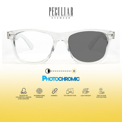 Peculiar Yoo Square Sunglasses Polarized TAC UV400 & Anti-Rad Replaceable Frames for Men Women