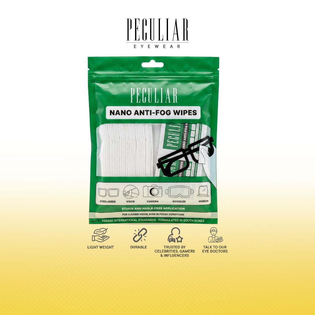 Peculiar Anti-Fog Glass Wipes