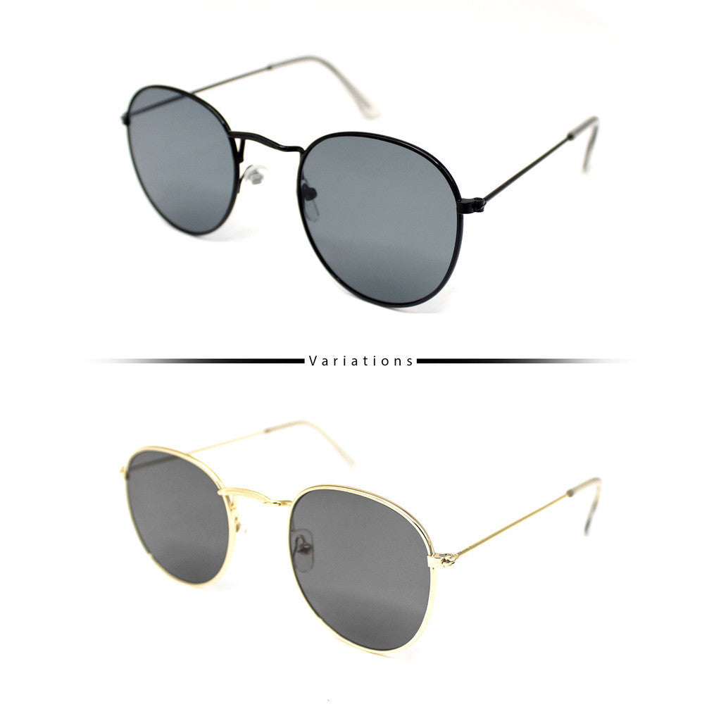 Peculiar Eyewear KEN Round Metal Frame Sunglasses For Men and Women