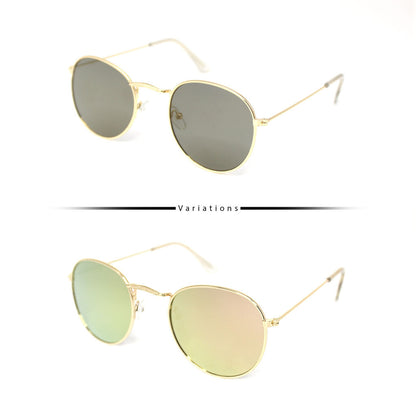 Peculiar Eyewear KEN Round Metal Frame Sunglasses For Men and Women