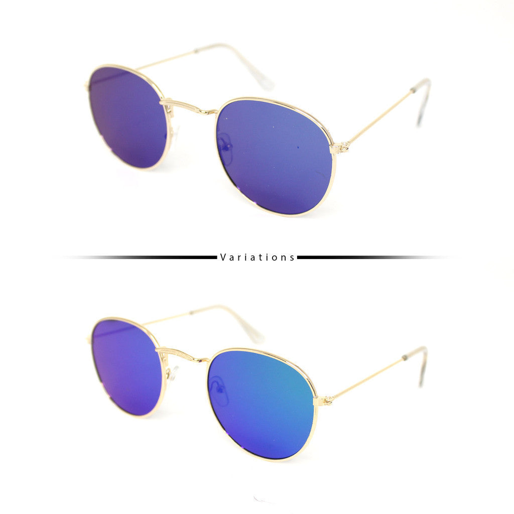 Peculiar Eyewear KEN Round Metal Frame Sunglasses For Men and Women