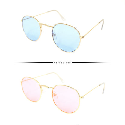 Peculiar Eyewear KEN Round Metal Frame Sunglasses For Men and Women