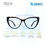 Peculiar SYLVIA Cat Eye Frame Anti Radiation Glasses  UV400