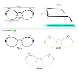 Peculiar ELI Round Alloy (3x Metal Plating) Frame Anti Radiation Glasses UV400 - peculiareyewear