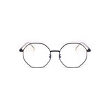 Peculiar LAYTON Deco Square Stainless Steel Frame Anti Radiation Glasses UV400 - peculiareyewear