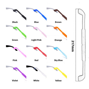 Peculiar S100 Silicon Rubber Eyeglass STRAP End Tips Anti Slip Ear Grip - peculiareyewear