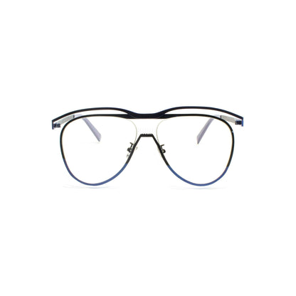 Peculiar KAYE Oversized Aviator Stainless Steel Frame Anti Radiation Glasses UV400 - peculiareyewear