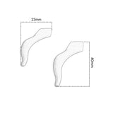 Peculiar SS22A Silicon Rubber Eyeglass Hook End Tips Anti Slip Ear Grip - peculiareyewear