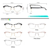 Peculiar TYLER Square FLEX TR90 Frame Anti Radiation Glasses UV400 - peculiareyewear