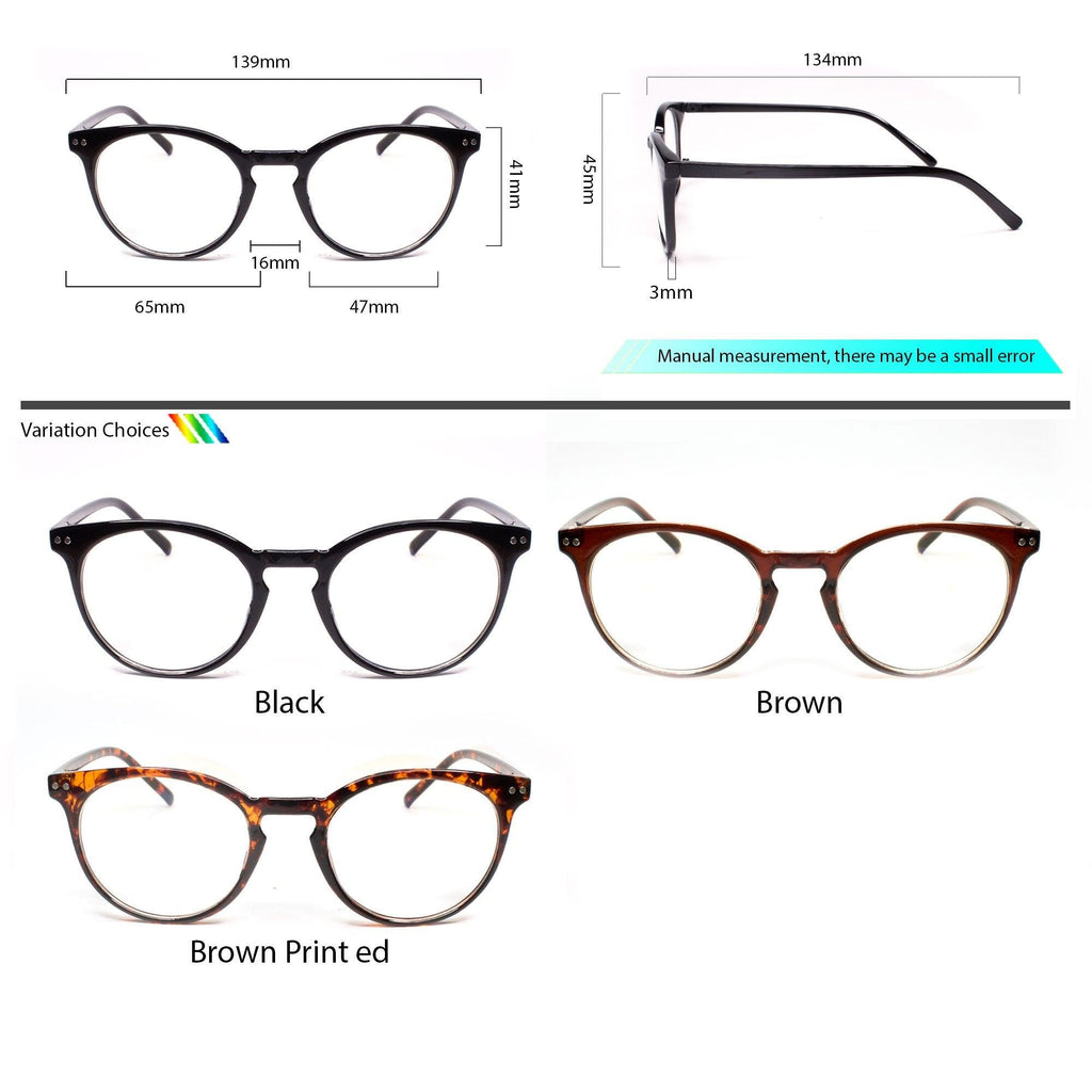 Peculiar ARLO Round Polycarbonate Frame Anti Radiation Glasses UV400 - peculiareyewear