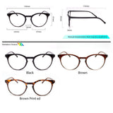 Peculiar ARLO Round Polycarbonate Frame Anti Radiation Glasses UV400 - peculiareyewear