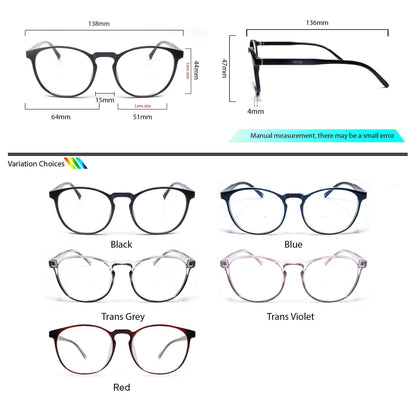Peculiar IDRIS Square FLEX TR90 Frame Anti Radiation Glasses UV400 - peculiareyewear