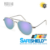 Peculiar Eyewear HERO White Round Acetate Frame Sunglasses Shades For Men and Women