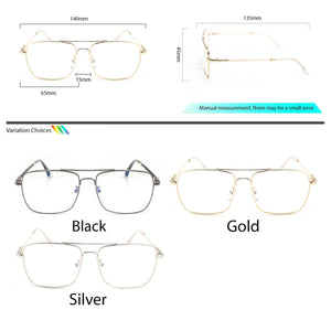 CES DRILON for Ces Style x Peculiar CLASSY BABY Rectangle Anti Radiation Glasses UV400 - peculiareyewear