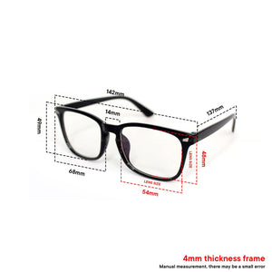 Peculiar AOKI Square BLACK Polycarbonate Frame Photochromic TransitionPRO Lens - peculiareyewear
