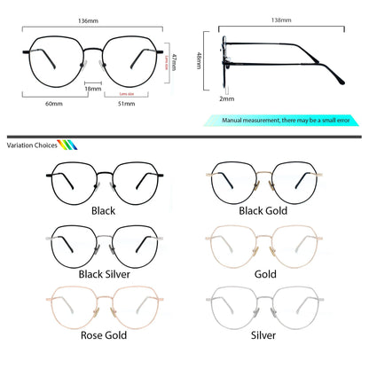 Peculiar ERIS Deco Anti Radiation Glasses UV400 - peculiareyewear