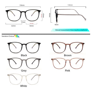 Peculiar TROY Square FLEX TR90 Frame Anti Radiation Glasses UV400 - peculiareyewear