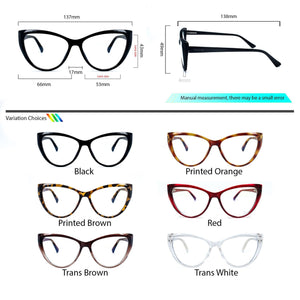 Peculiar SYLVIA Cat Eye Frame Anti Radiation Glasses  UV400 - peculiareyewear