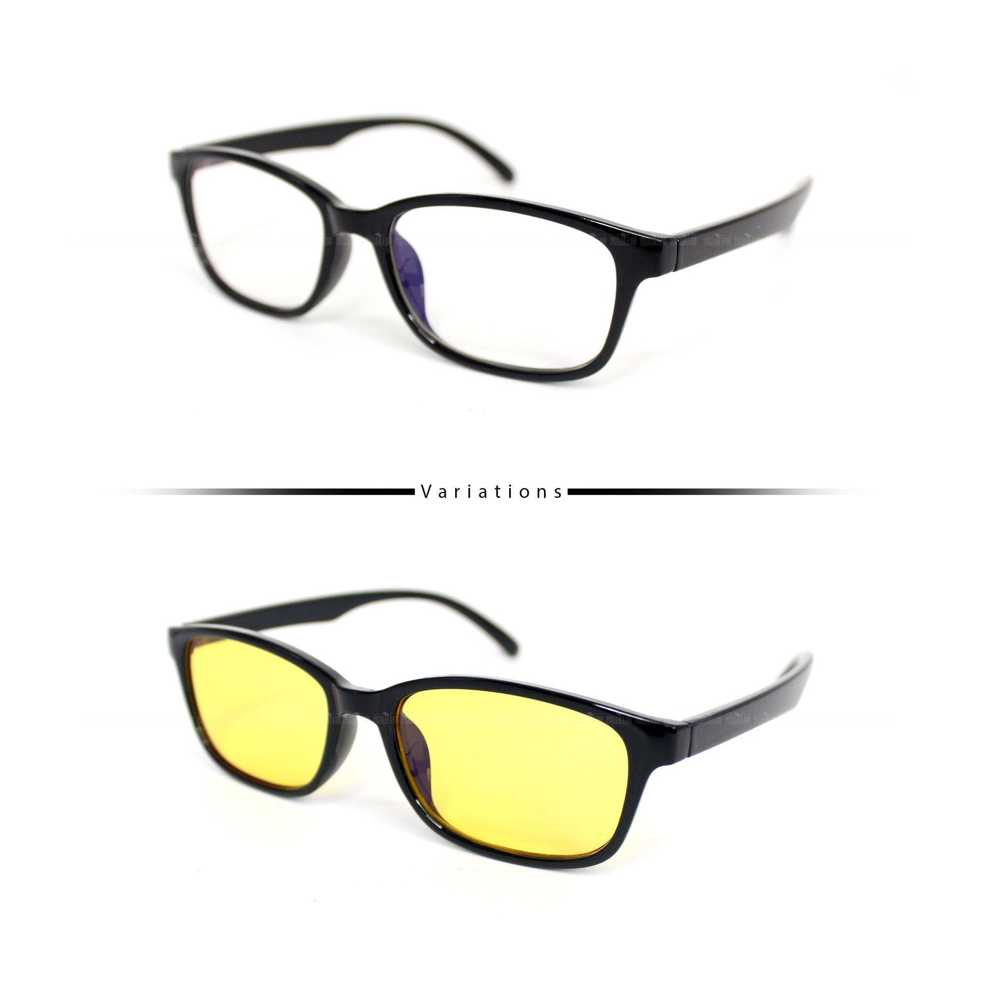 Peculiar XANDER Square Polycarbonate Frame Anti Radiation Glasses UV400 - peculiareyewear