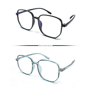 Peculiar DYLAN Oversied Square Polycarbonate Frame Anti Radiation Glasses UV400 - peculiareyewear