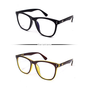 Peculiar TOBY Square OVERSIZED Frame Anti Radiation Glasses UV400 - peculiareyewear