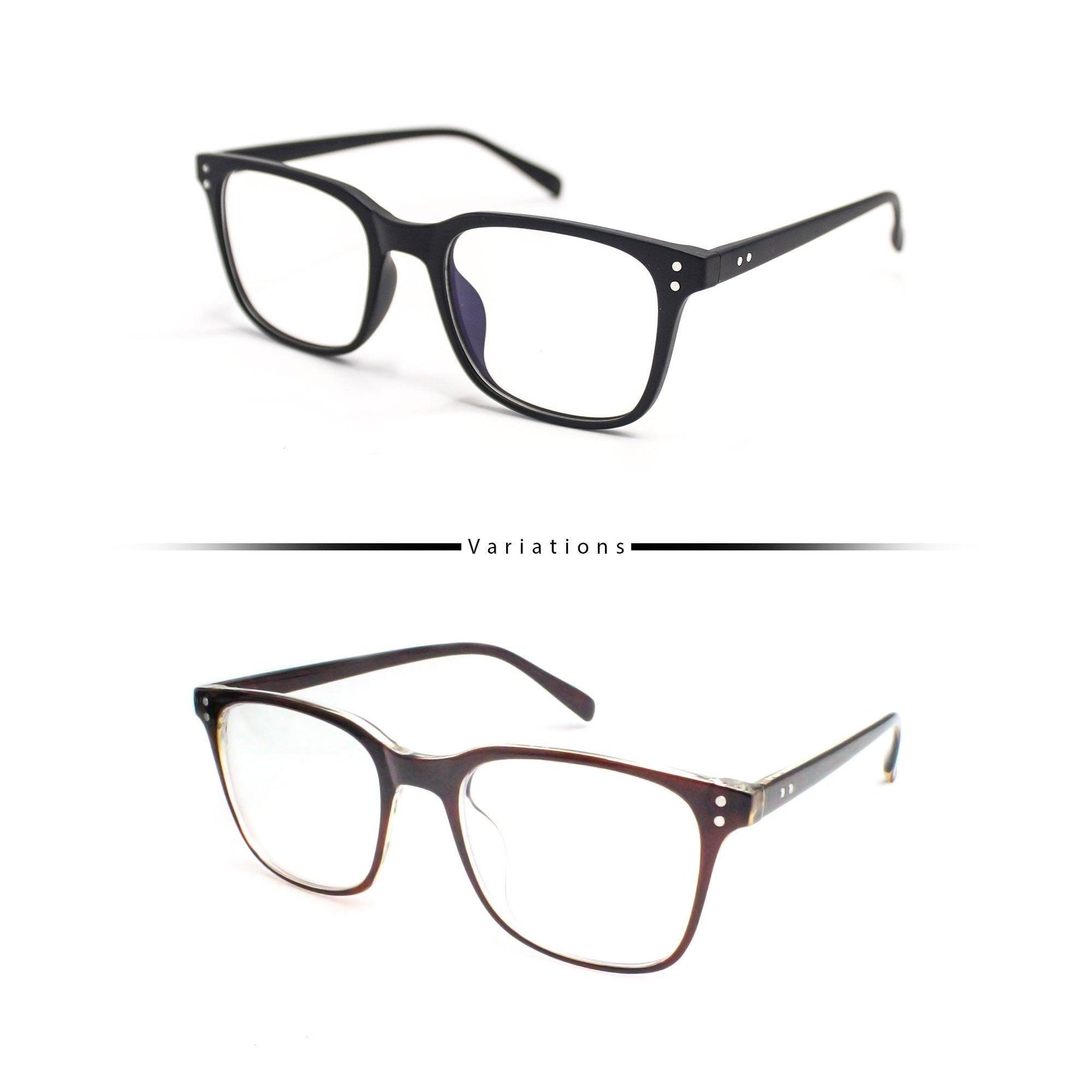 Peculiar LEO Square Polycarbonated Frame Anti Radiation Glasses UV400 - peculiareyewear