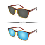Peculiar Eyewear AOKI BrownYellow Acetate Frame Sunglasses Shades For Men and Women
