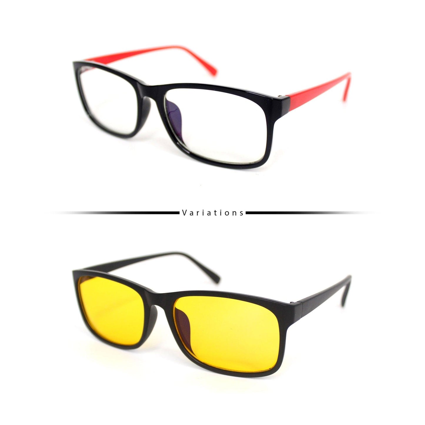 Peculiar CLEO Square Anti Radiation Glasses UV400 - peculiareyewear