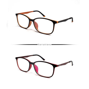 Peculiar ETHAN Square FLEX TR90 Rubberized Frame Anti Radiation Glasses UV400 - peculiareyewear