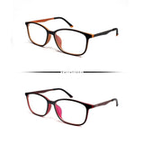 Peculiar ETHAN Square FLEX TR90 Rubberized Frame Anti Radiation Glasses UV400 - peculiareyewear