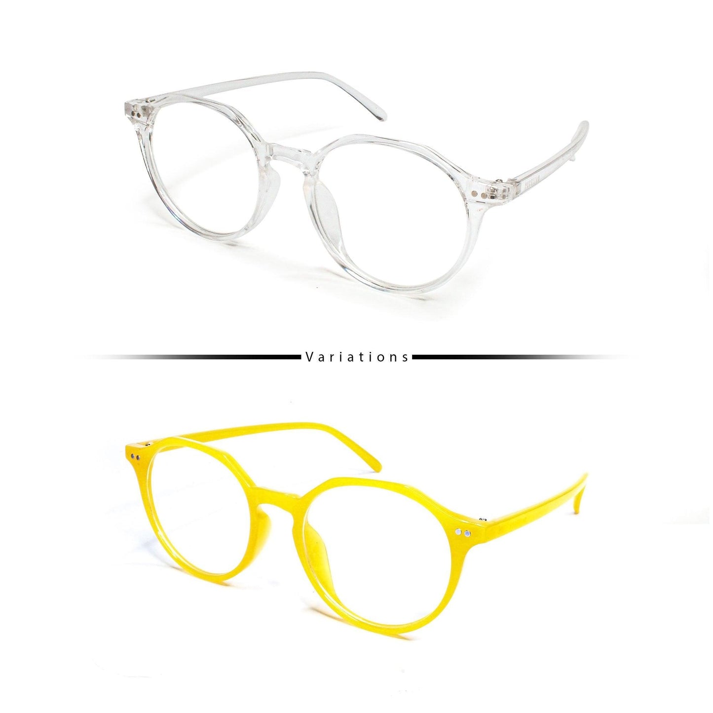 Peculiar EVAN Round Polycarbonate Frame Anti Radiation Glasses UV400 - peculiareyewear