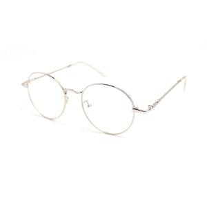 Peculiar ZION Round Stainless Steel Frame Anti Radiation Glasses  UV400 - peculiareyewear