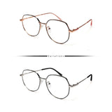 Peculiar NATE Deco Stainless Steel Frame Anti Radiation Glasses UV400 - peculiareyewear