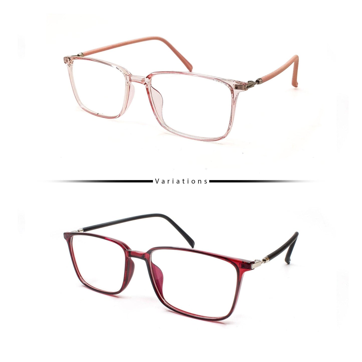 Peculiar HAYDEN Square FLEX TR90 Frame Anti Radiation Glasses UV400 - peculiareyewear