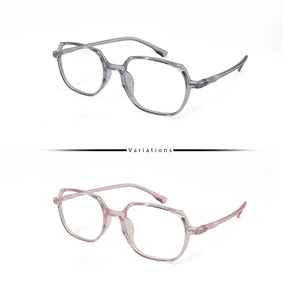 Peculiar CHEN Square FLEX TR90 Frame Anti Radiation Glasses UV400 - peculiareyewear