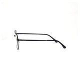 Peculiar ZET Cat Eye Stainless Steel Frame Anti Radiation Glasses UV400 - peculiareyewear