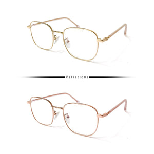 Peculiar NEIL Square Stainless Steel Frame Anti Radiation Glasses UV400 - peculiareyewear