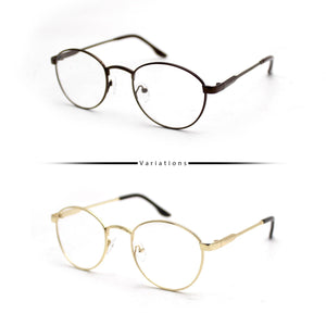 Peculiar ALEX Round Alloy ( 3x Metal Plating) Frame Anti Radiation Glasses UV400 - peculiareyewear