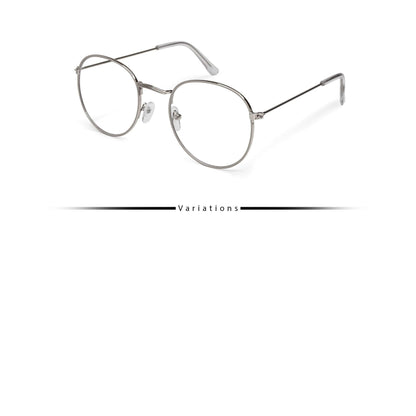 Peculiar LOUISE Round Stainless Steel Frame Anti Radiation Glasses UV400 (SMALL FRAME) - peculiareyewear