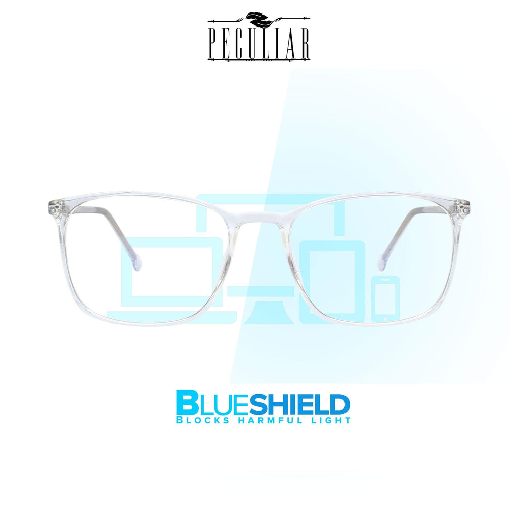 Peculiar NOAH Square FLEX TR90 Frame Anti Radiation Glasses UV400 - peculiareyewear