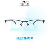 Peculiar SAGE Square Stainless Steel Frame Anti Radiation Glasses UV400 - peculiareyewear