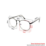 Peculiar HUGO Square BLACK Alloy (3x Metal Plating) Frame Peculiar Photochromic TransitionPRO Lens - peculiareyewear