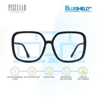 Peculiar ARCHIE Square Anti Radiation Glasses UV400 - peculiareyewear