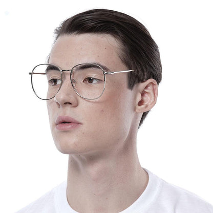 Peculiar COLT Round Oversized Anti Radiation Glasses UV400 - peculiareyewear