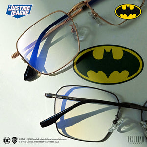 Justice League X Peculiar BATMAN Square METAL Frame Anti Radiation Glasses UV400