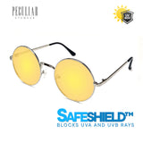 Peculiar Eyewear ELI Silver Round Metal Frame Sunglasses Shades For Men and Women