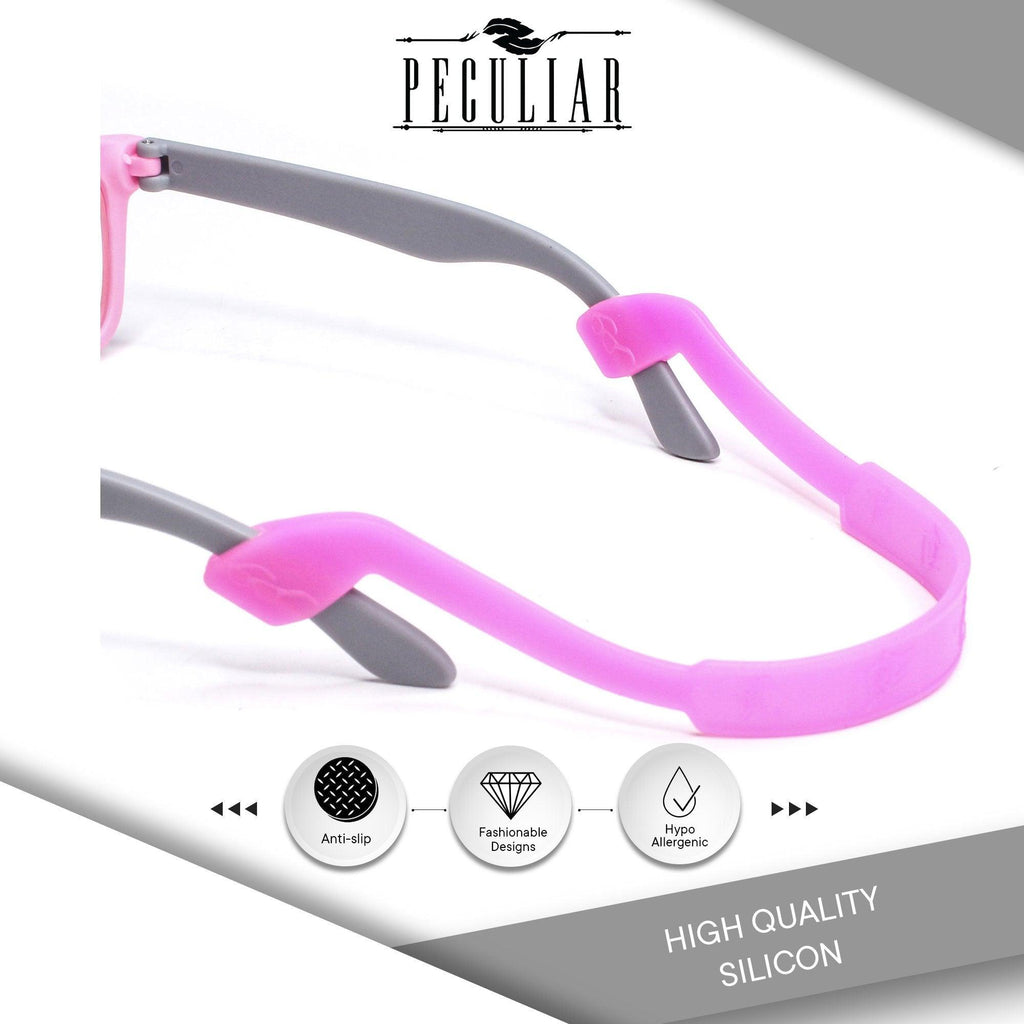 Peculiar S100 Silicon Rubber Eyeglass STRAP End Tips Anti Slip Ear Grip - peculiareyewear