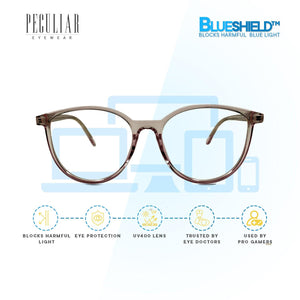 Peculiar REXX Cat Eye FLEX TR90 Frame Anti Radiation Glasses UV400 - peculiareyewear
